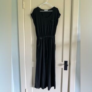 Time and Tru Black Maxi Dress, Size L